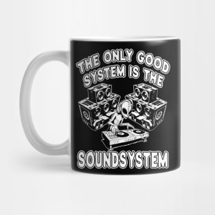 DJ Alien Rave Vinyl Soundsystem Mug